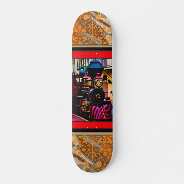 Steam Tåg Skateboard (Framsida)