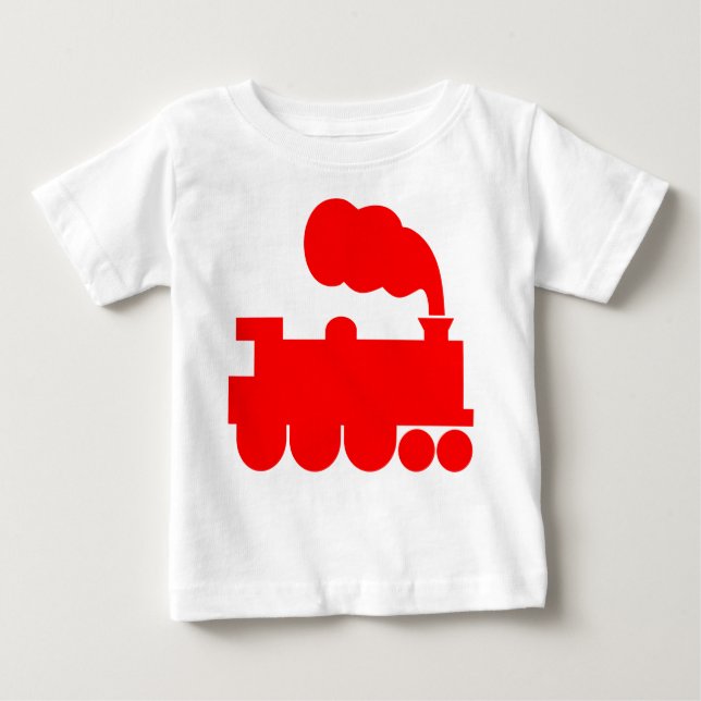 Steam Tåg Symbol - Red T-shirt (Framsida)