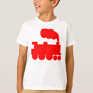 Steam Tåg Symbol - Red Tee