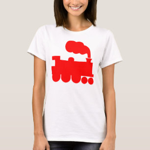 Steam Tåg Symbol - Red Tee