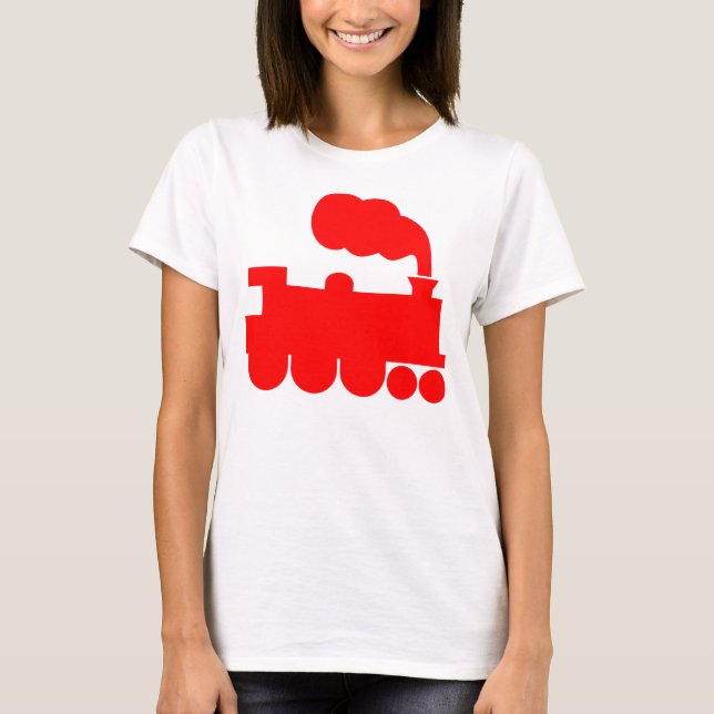 Steam Tåg Symbol - Red Tee (Framsida)