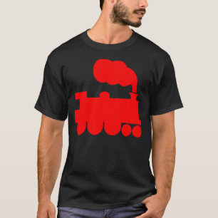 Steam Tåg Symbol - Red Tee
