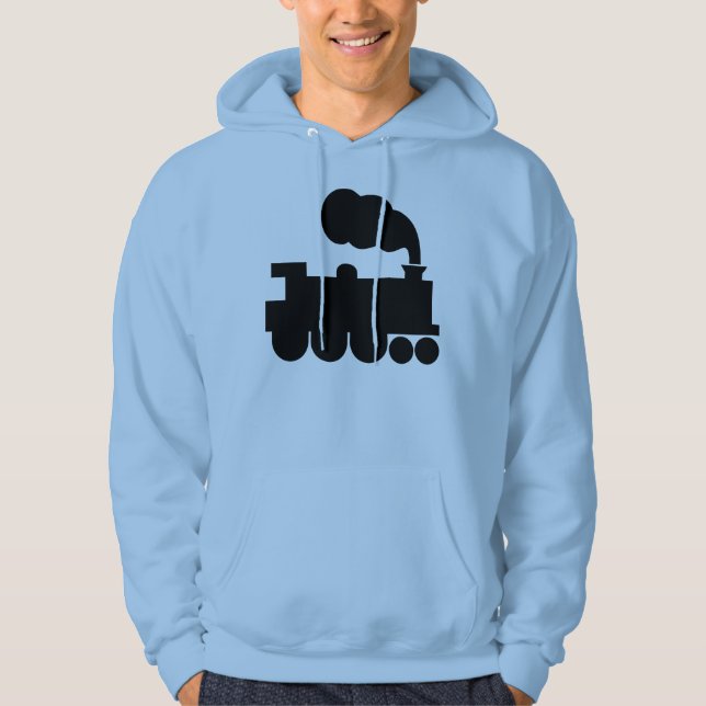 Steam Tåg Symbol - svart Sweatshirt (Framsida)