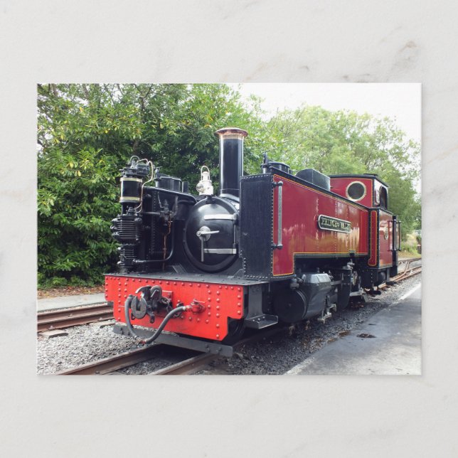 STEAM TÅG VYKORT (Framsida)