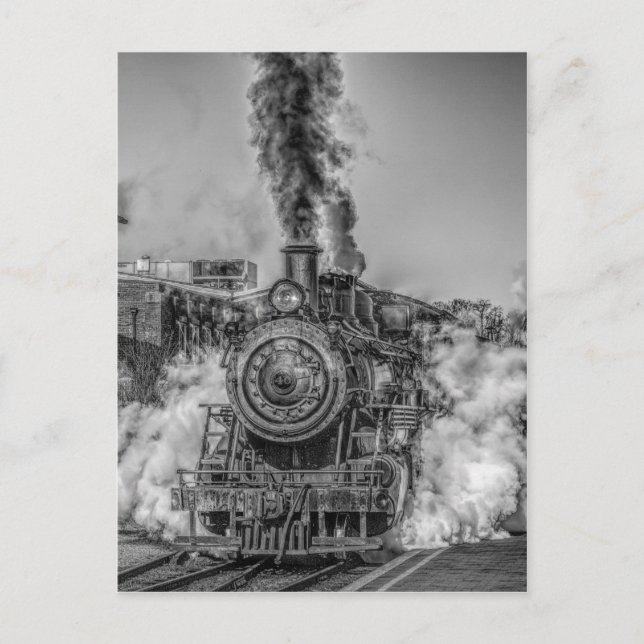 Steam Tåg Vykort (Framsida)