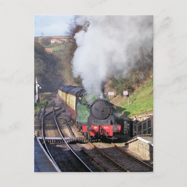 STEAM TÅG VYKORT (Framsida)