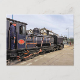 STEAM TÅG VYKORT