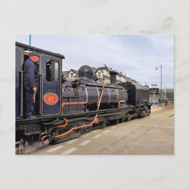 STEAM TÅG VYKORT (Framsida)