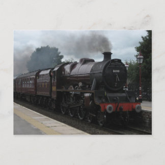Steam tåg - vykort
