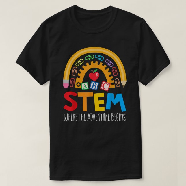 Steam Teacher Back to school Stem Teacher Squad el T Shirt (Design framsida)