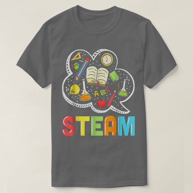 STEAM Teacher och Student Back to school STEM Tee (Design framsida)