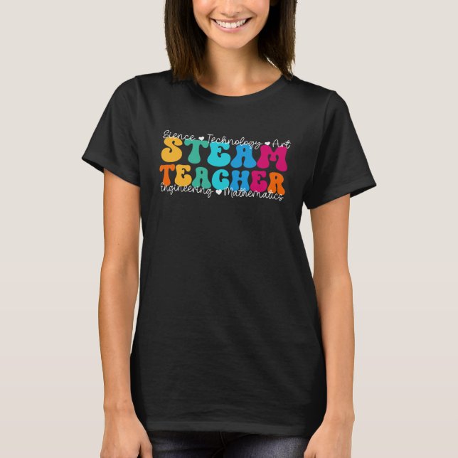 STEAM Teacher Squad Appreciation Week Back to Scho T Shirt (Framsida)