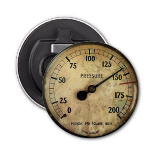 STEAM TRAIN GAUGE FLASKÖPPNARE