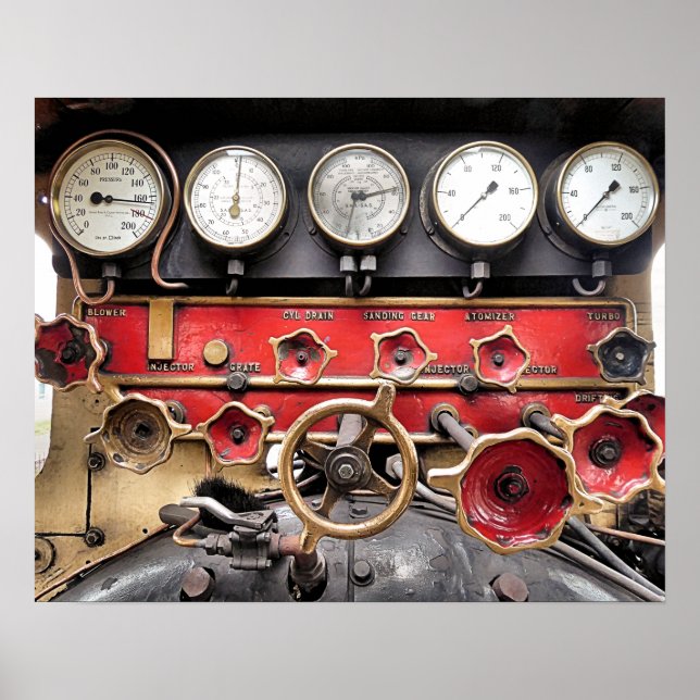 STEAM TRAINS POSTER (Framsidan)