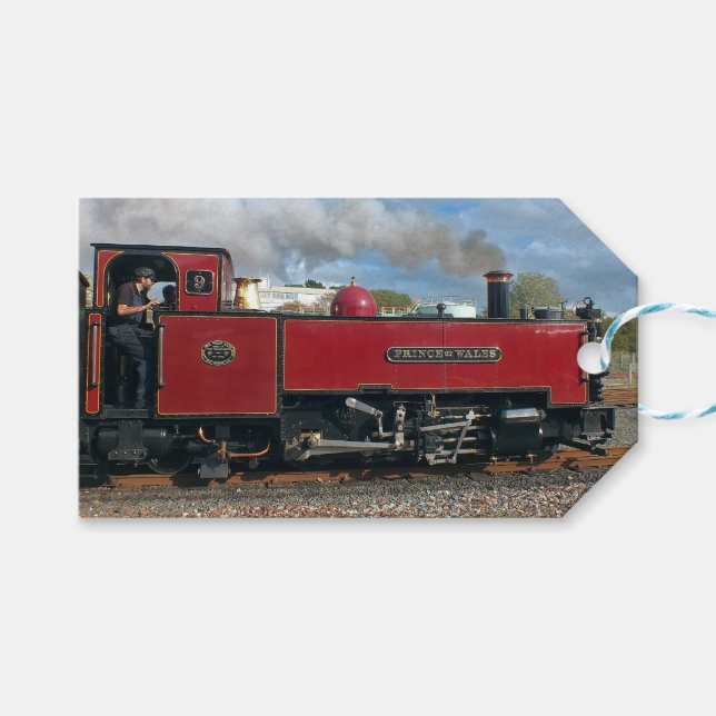 STEAM TRAINS PRESENTETIKETT (Framsidan (Horisontell))