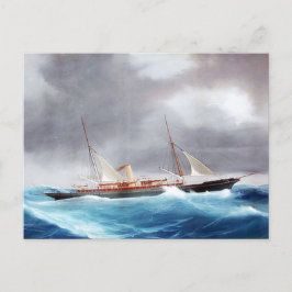 Steam Yacht Margarita 1900's Vykort