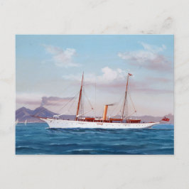Steam Yacht SY Vanduara 1906 Vykort