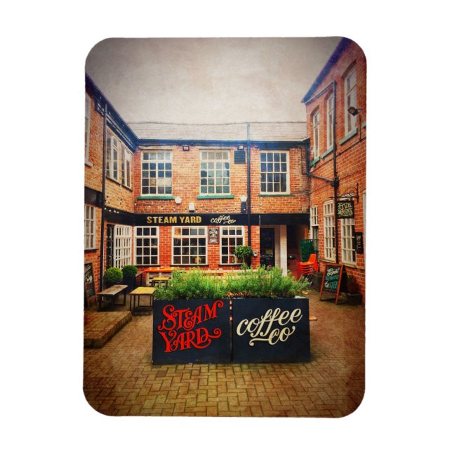 Steam Yard Coffee Co. Magnet (Vertikal)