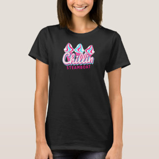 Steamboat Chillin Ice Cream Pop Art Steamboat Colo T Shirt