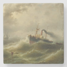 Steamboat i en Storm vid Nordsjön