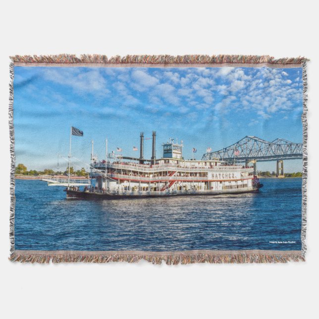 Steamboat Natchez, Mississippi River, USA Filt (Framsidan)