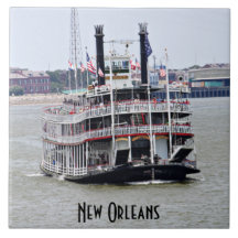 Steamboat på Mississippiet River