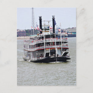 Steamboat på Mississippifloden Vykort