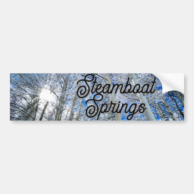 Steamboat Springs Bildekal (Framsidan)