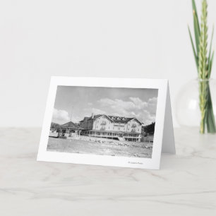 Steamboat Springs, CO-loge och kabiner Photograp Kort
