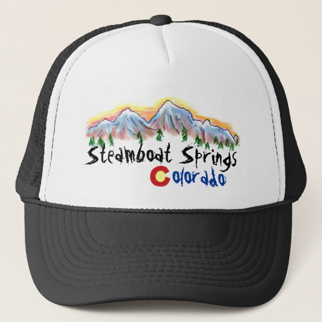 Steamboat Springs Colorado hatt Keps (Framsida)