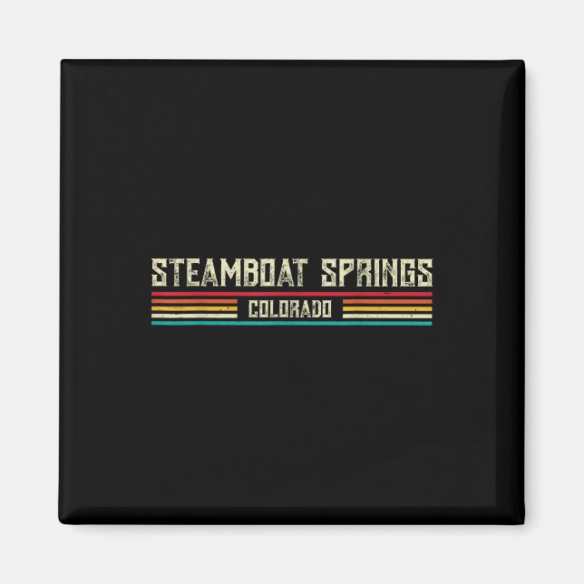 Steamboat Springs Colorado  Magnet (Framsidan)