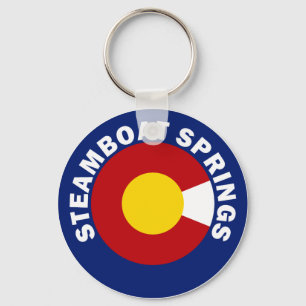 Steamboat Springs Colorado Nyckelring