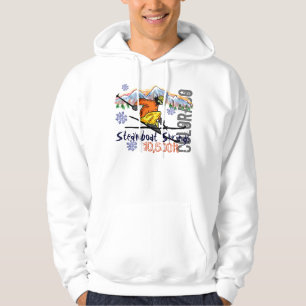 Steamboat Springs skidar höjdhoodien Sweatshirt