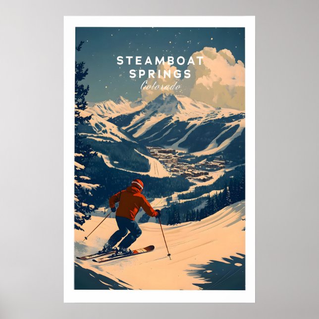 Steamboat Springs skidposter 1 Poster (Framsidan)