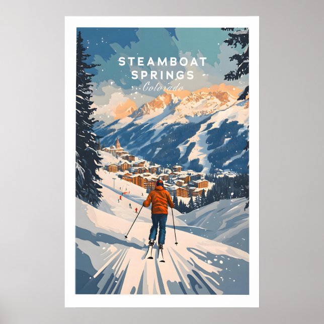 Steamboat Springs Tryck Colorado 1 (Framsidan)