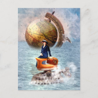 Steamboat Stella Helg Vykort