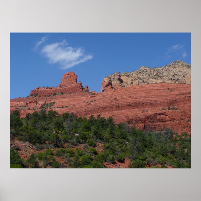 Steamboat Sten i Sedona Arizona Photography Poster (Framsidan)