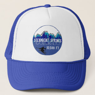 Steamboat Vår Colorado blue-temat Truckerkeps