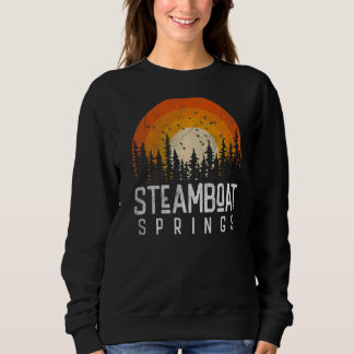 Steamboat Vår Colorado CO Retro Stil Vintage T Shirt