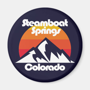 Steamboat Vår Colorado Magnet