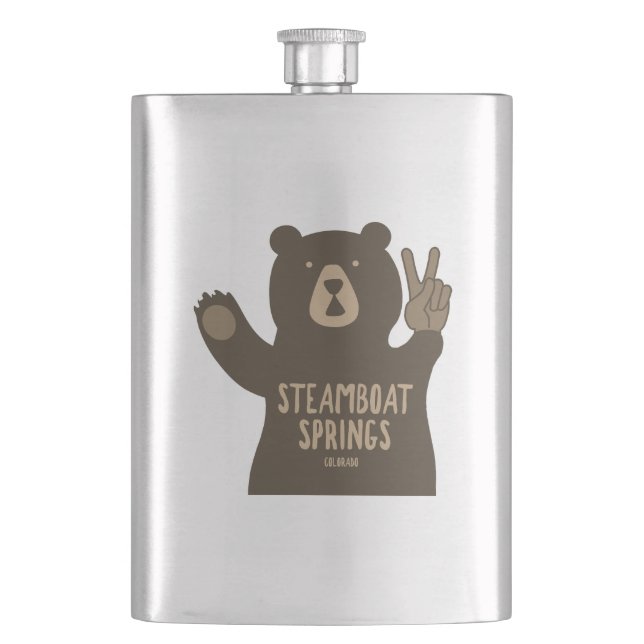 Steamboat Vår Colorado Peace Bear Fickplunta (Framsidan)