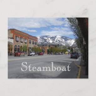 Steamboat Vår Colorado Postcard Vykort