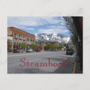 Steamboat Vår Colorado Postcard Vykort
