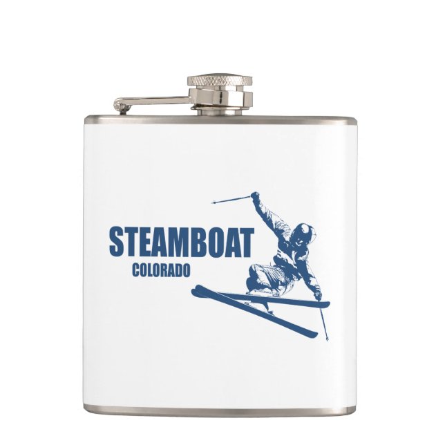 Steamboat Vår Colorado Skier Fickplunta (Framsidan)