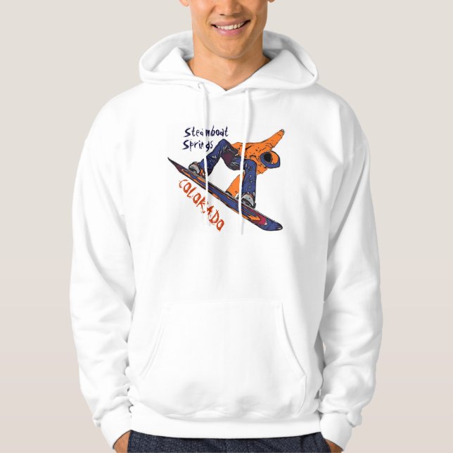 Steamboat Vår Colorado snowboard hoodie (Framsida)