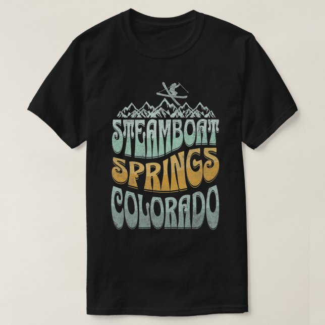 Steamboat Vår TShirt T Shirt (Design framsida)