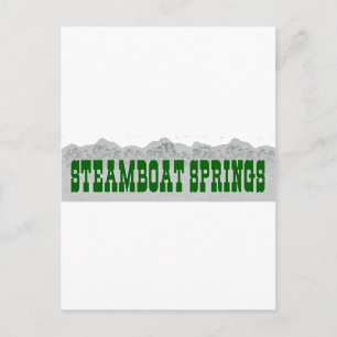 Steamboat Vår Vykort