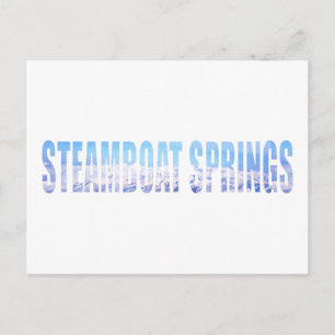 Steamboat Vår Vykort