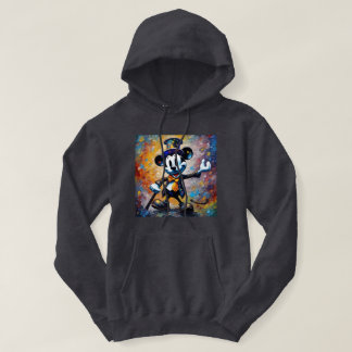 Steamboat Willie Generative Art Hoodie