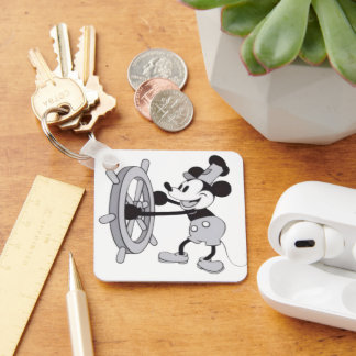 Steamboat Willie Mickey Keychain Nyckelring